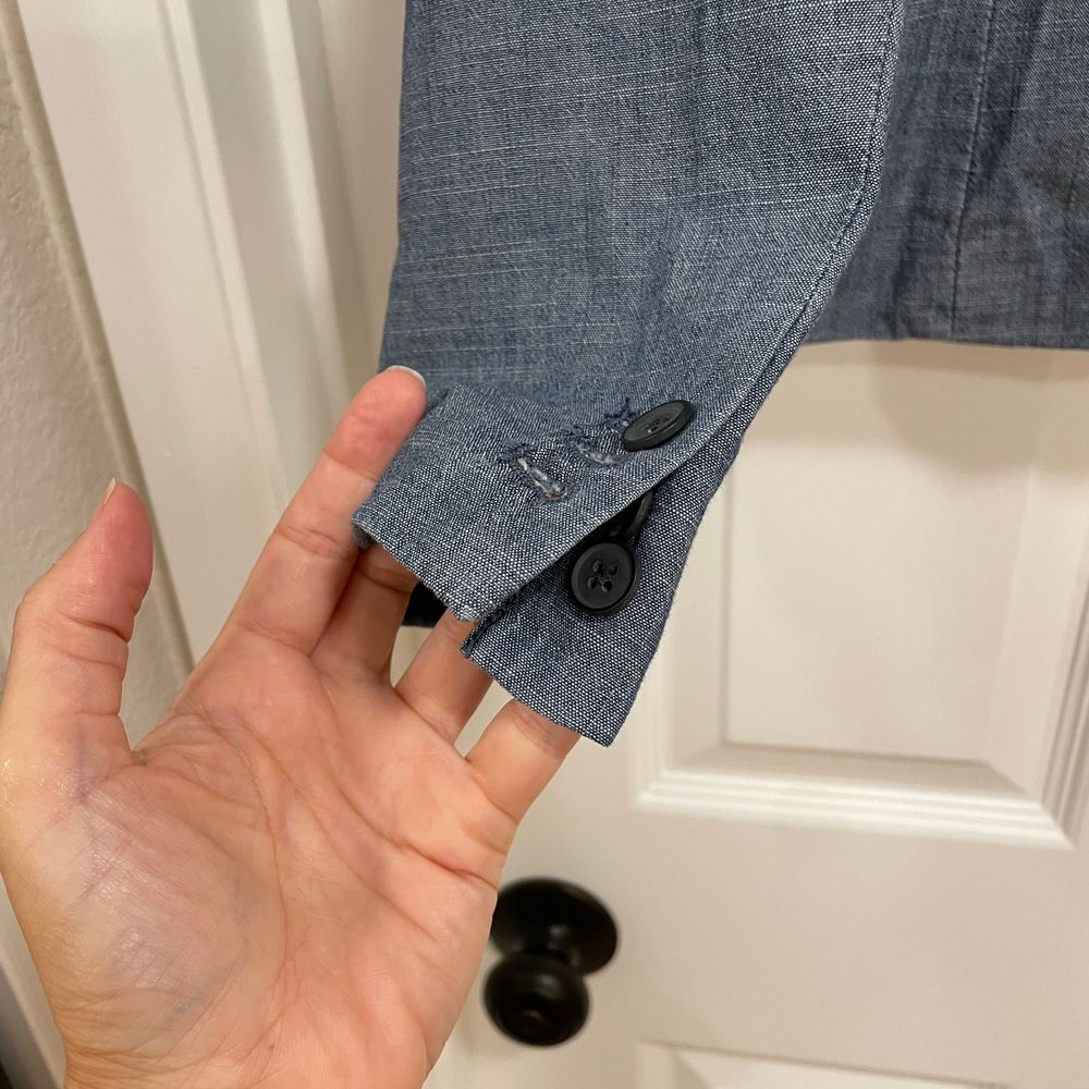JCREW Keating Boy Blazer Chambray Size 2 - Picture 9 of 11